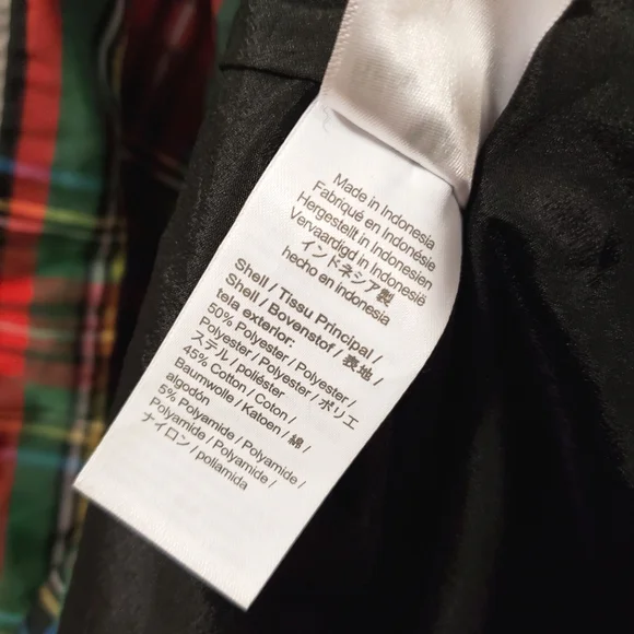 J Crew - Puff-sleeve mini dress in Stewart tartan - Size 4  (NWT) - Picture 11 of 12